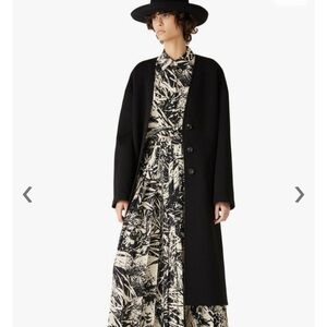 NWT LORO PIANA Clea Rainforest 100% SILK Excellence Pleated Maxi Skirt